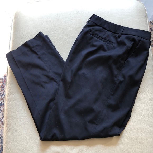 Talbots navy pleated trousers pants - Picture 1 of 9